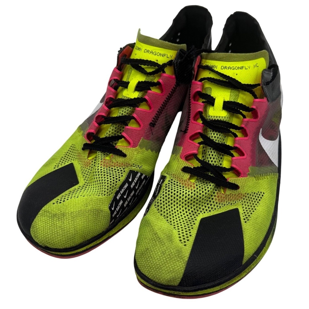 Nike ZoomX Dragonfly XC Cross 11.5 Running Shoes spikes pyramids dirt marks